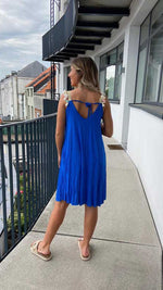 Pompon shoulder dress - 5 Colors