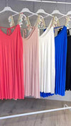 Pompon shoulder dress - 5 Colors