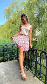 Little flower skirt - Pink