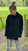 Knitted pullover - Black